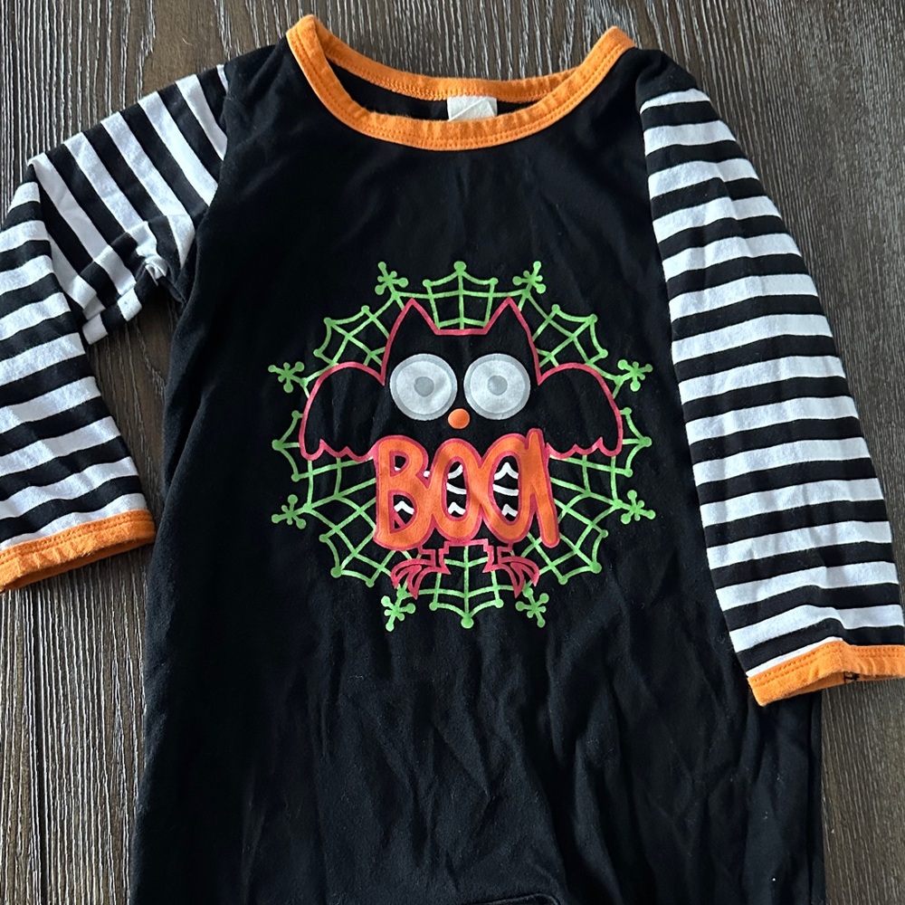 Halloween Owl Ruffle Romper